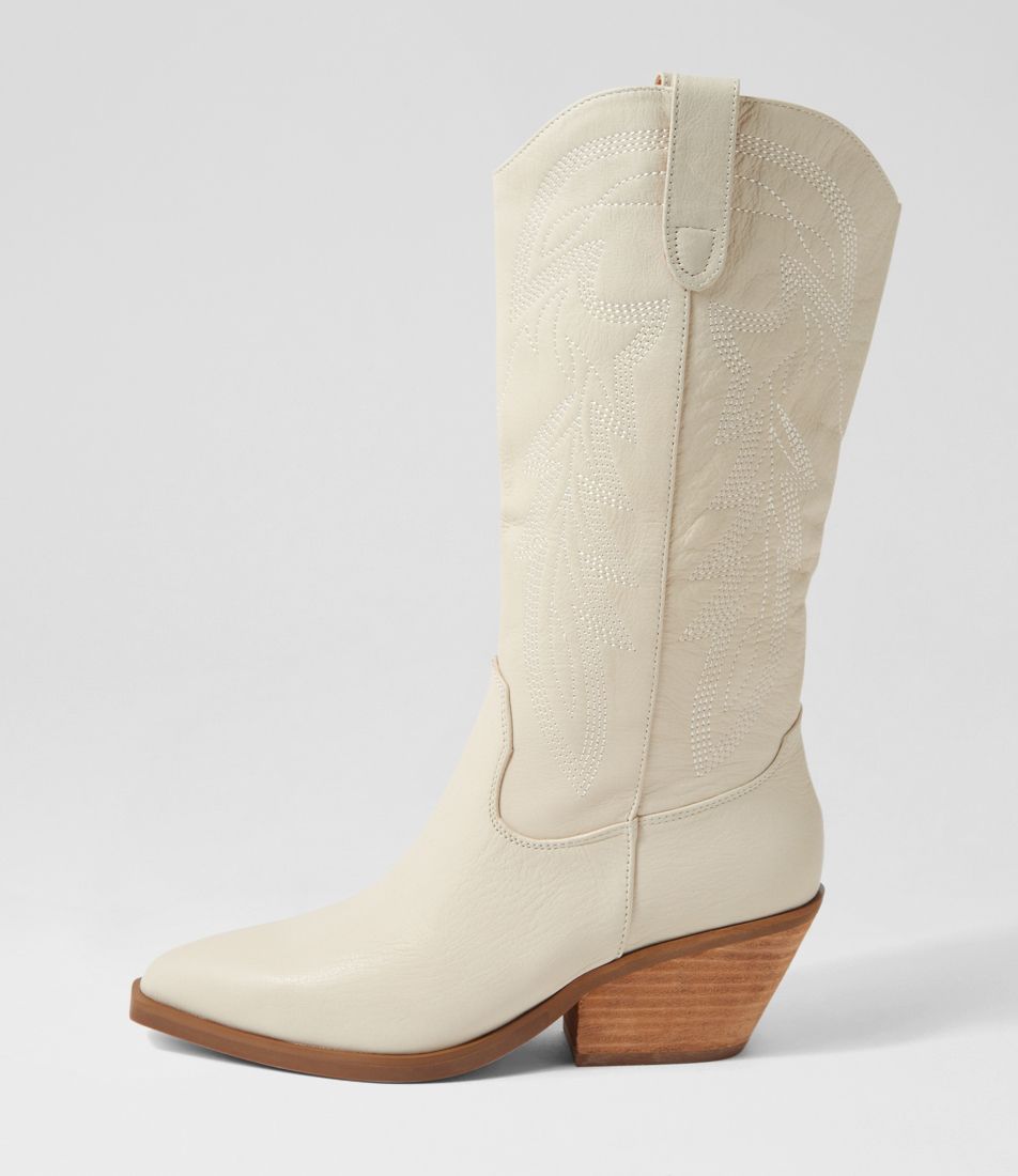 Parallel Culture Shoes and Fashion Online BOOTS MOLLINI RIDING WESTERN BOOT OATMILK