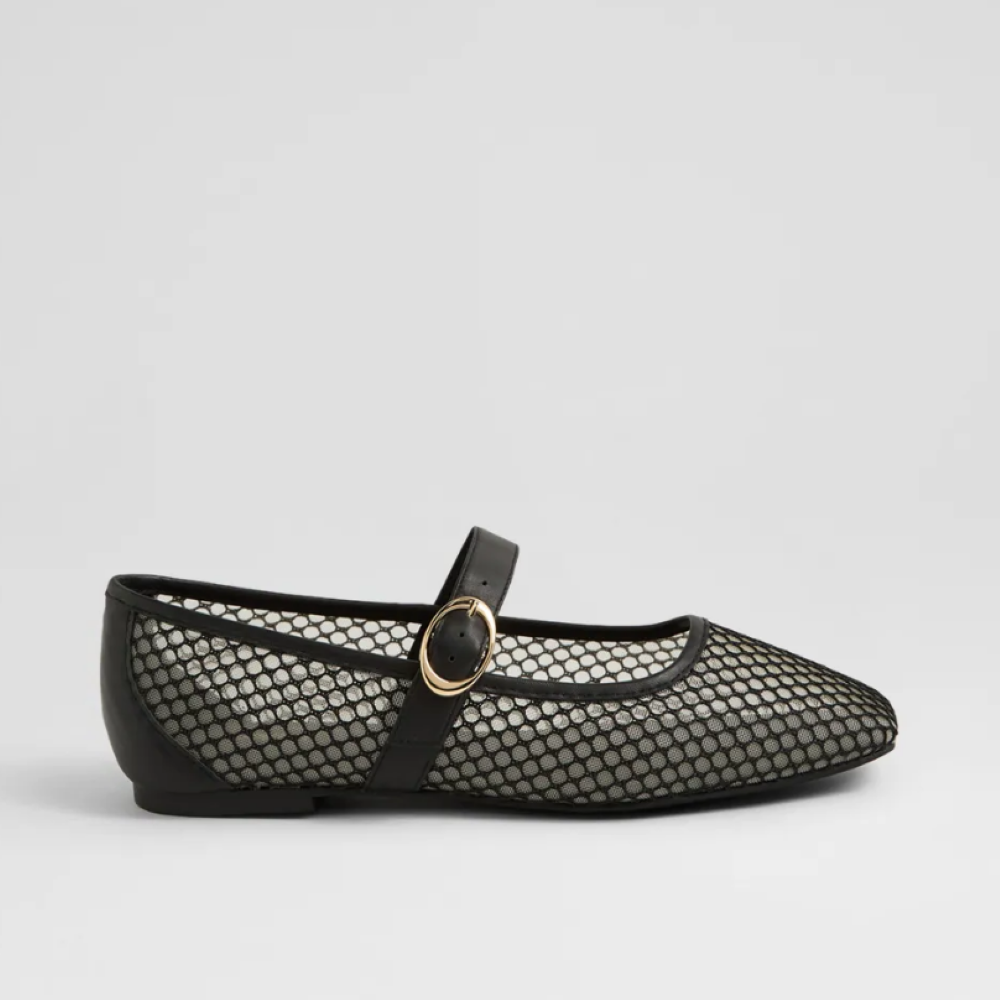 Parallel Culture Shoes and Fashion Online FLATS MOLLINI TARTINA MESH MARY-JANE