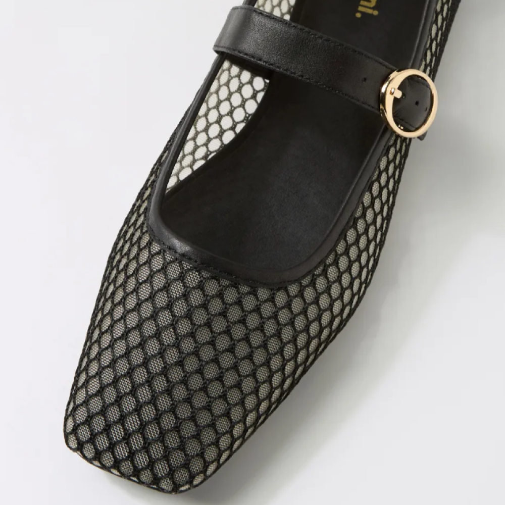 Parallel Culture Shoes and Fashion Online FLATS MOLLINI TARTINA MESH MARY-JANE