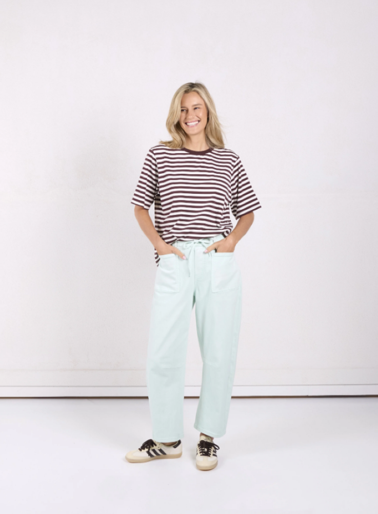 Parallel Culture Shoes and Fashion Online JEANS MONACO JEANS LEO BARREL JEANS SEA MIST