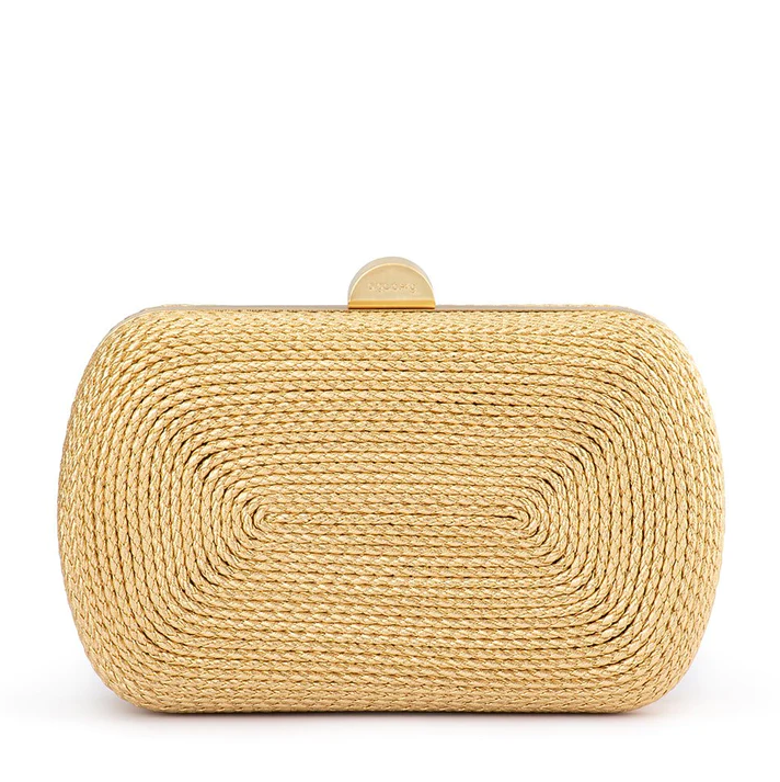 Parallel Culture Shoes and Fashion Online OB4811 OLGA BERG MARTINA COILED ROPE CLUTCH