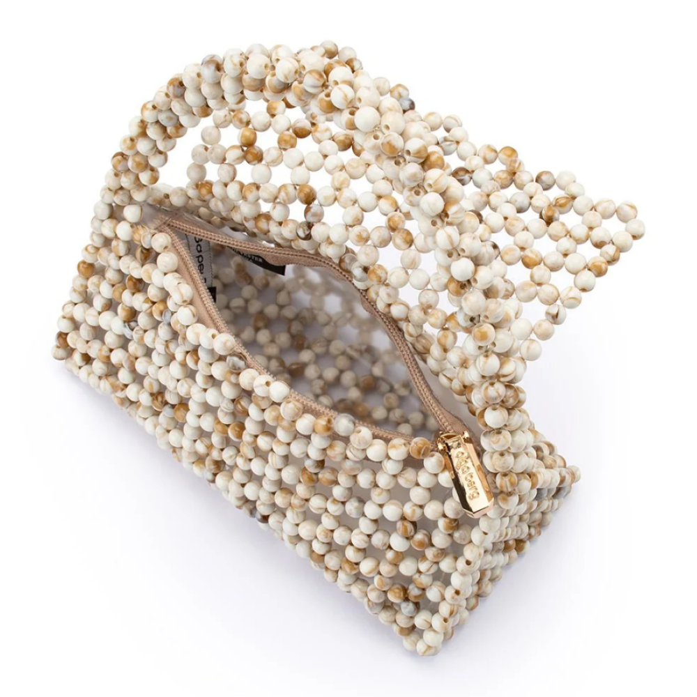 Parallel Culture Shoes and Fashion Online HANDBAGS OLGA BERG AMRITA BEAD TOP HANDLE