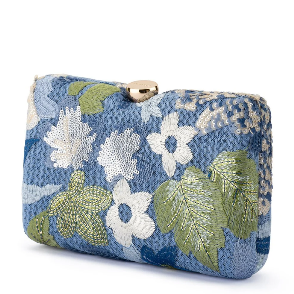 Parallel Culture Shoes and Fashion Online HANDBAGS OLGA BERG GRETA FLORAL CLUTCH