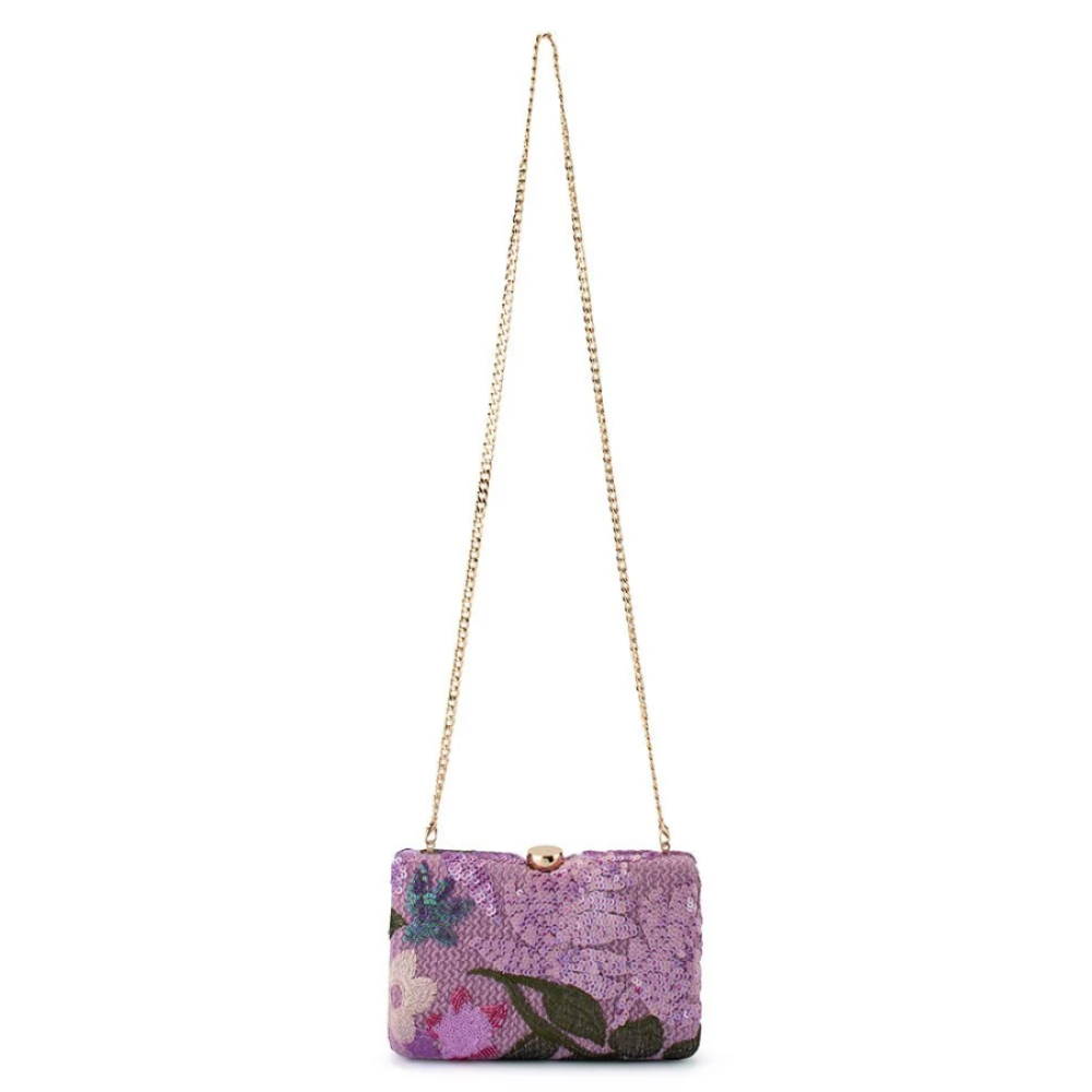 Parallel Culture Shoes and Fashion Online HANDBAGS OLGA BERG GRETA FLORAL CLUTCH