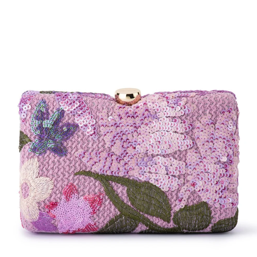 Parallel Culture Shoes and Fashion Online HANDBAGS OLGA BERG GRETA FLORAL CLUTCH