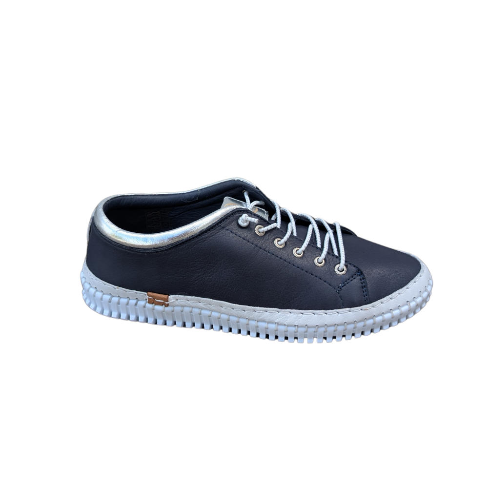 Parallel Culture Shoes and Fashion Online SNEAKERS RILASSARE TAMALA SNEAKER NAVY SILVER