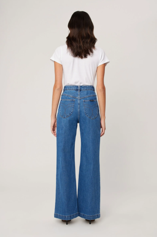Parallel Culture Shoes and Fashion Online JEANS ROLLAS SAILOR JEAN - LONG ASHLEY BLUE