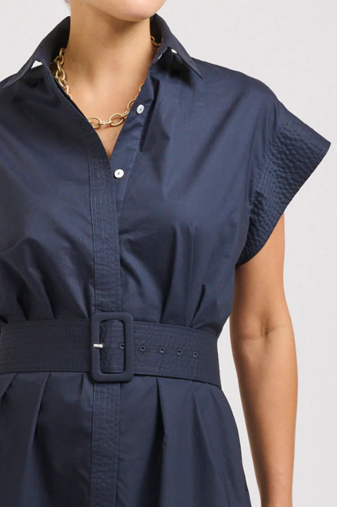 Parallel Culture Shoes and Fashion Online DRESSES SHIRTY THE FIFI SHIRT DRESS - FRENCH NAVY