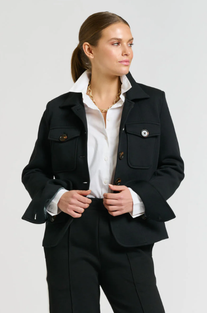 Parallel Culture Shoes and Fashion Online JACKET SHIRTY HEMMING JACKET BLACK