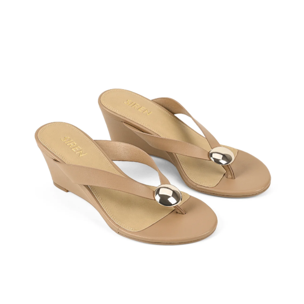 Parallel Culture Shoes and Fashion Online WEDGES SIREN CHLOE WEDGE ALMOND