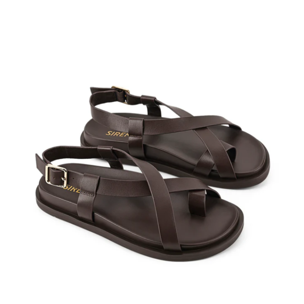 Parallel Culture Shoes and Fashion Online SANDALS SIREN LAIA FLATFORM SANDAL CHOCOLATE