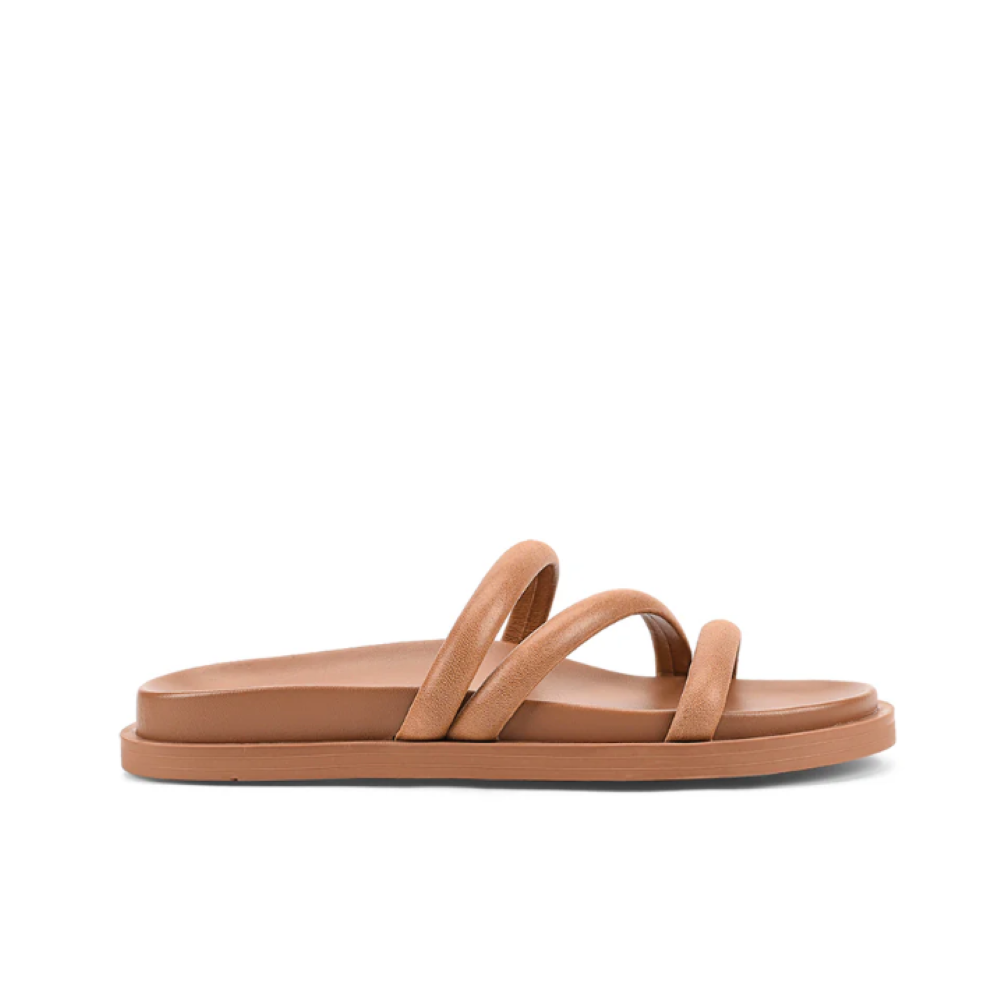 Parallel Culture Shoes and Fashion Online SLIDES SIREN LANE STRAPPY SLIDE TAN