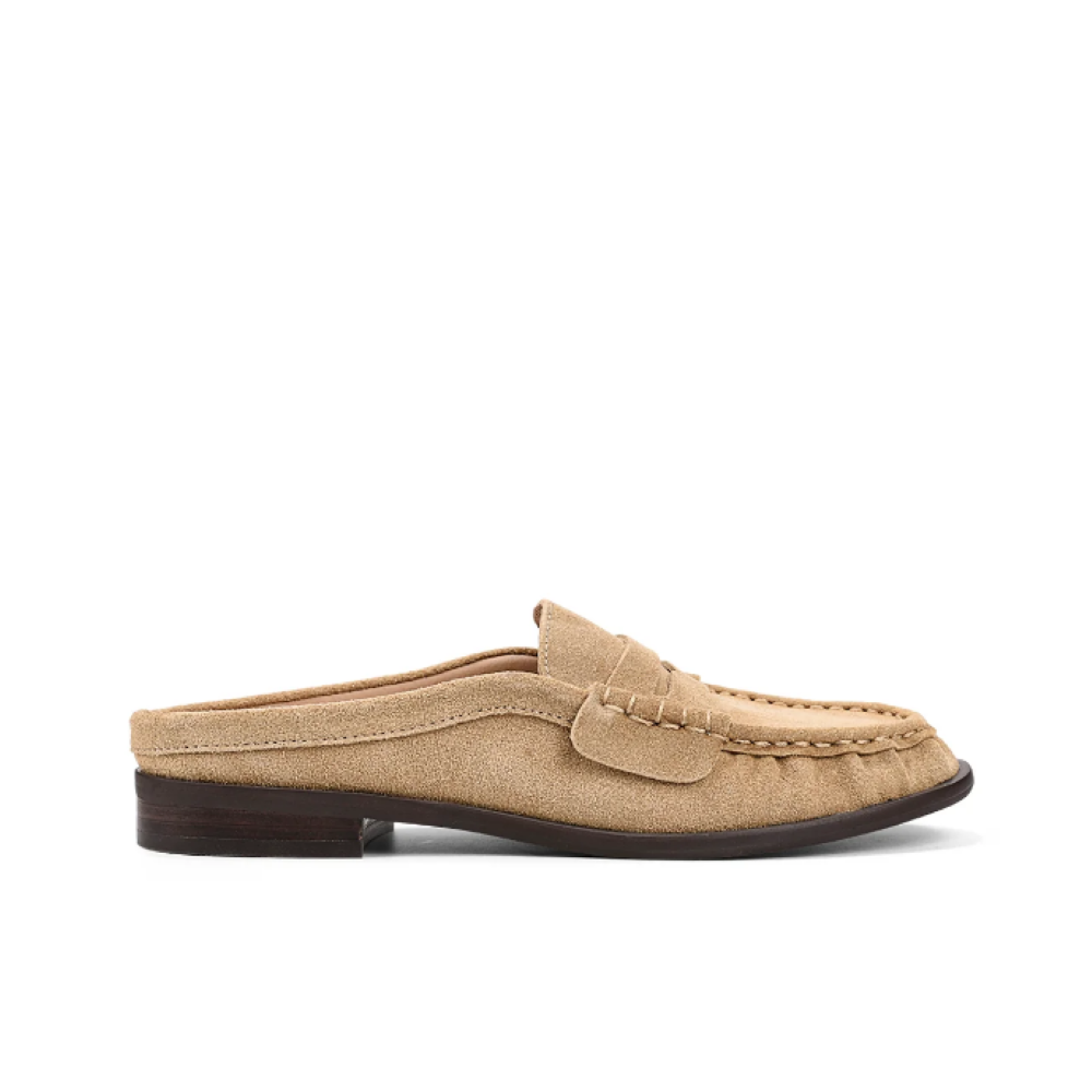 Parallel Culture Shoes and Fashion Online LOAFER SIREN PARKER LOAFER MULES TAUPE SUEDE