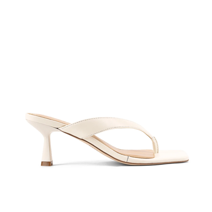 Parallel Culture Shoes and Fashion Online HEELS SIREN SARDINIA THONG HEEL CHALK