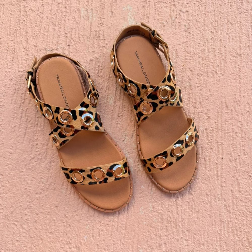Parallel Culture Shoes and Fashion Online SANDALS TAMARA/LONDON SINCERE SANDAL LEOPARD