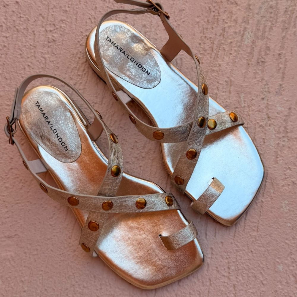 Parallel Culture Shoes and Fashion Online SANDALS TAMARA/LONDON SISTER SANDAL GOLD