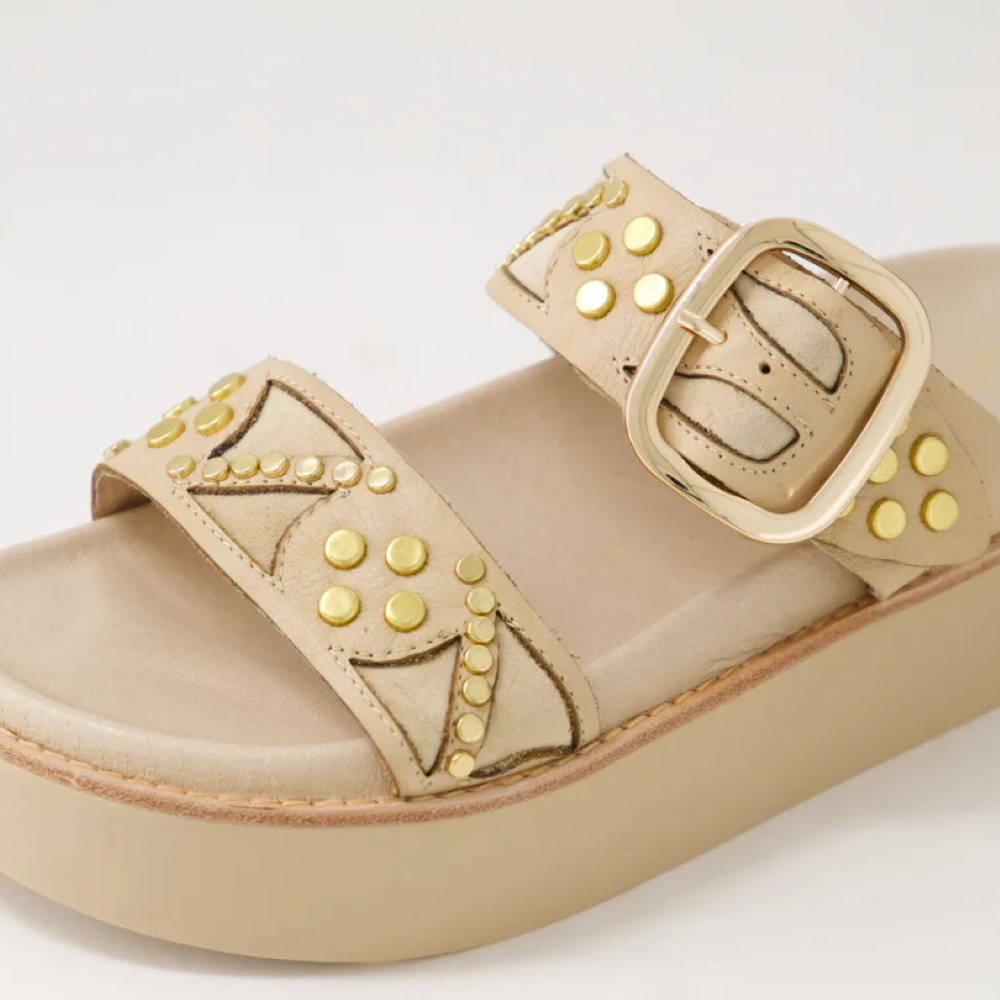 Parallel Culture Shoes and Fashion Online SLIDES TOP END GAWLER BUCKLE SLIDE