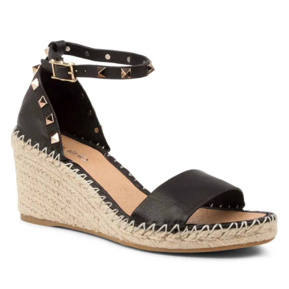 Parallel Culture Shoes and Fashion Online WEDGES TOP END GIGI STUDDED WEDGE