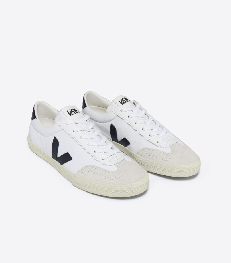 Parallel Culture Shoes and Fashion Online SNEAKERS VEJA VOLLEY CANVAS - WHITE/BLACK