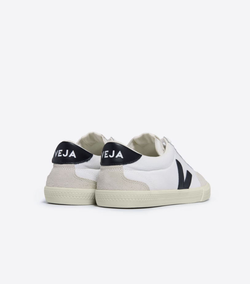 Parallel Culture Shoes and Fashion Online SNEAKERS VEJA VOLLEY CANVAS - WHITE/BLACK