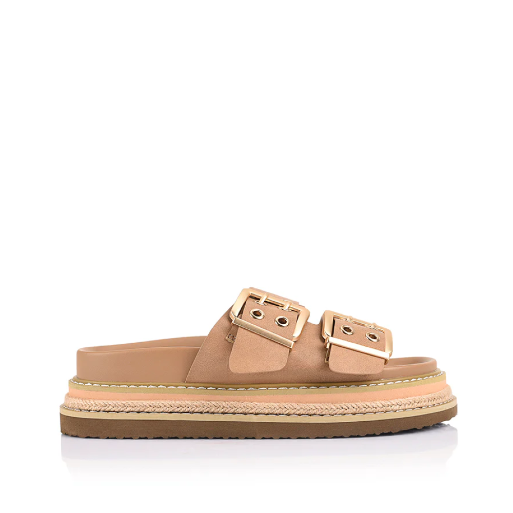 Parallel Culture Shoes and Fashion Online SLIDES VERALI THATCHER SLIDE BISCUIT