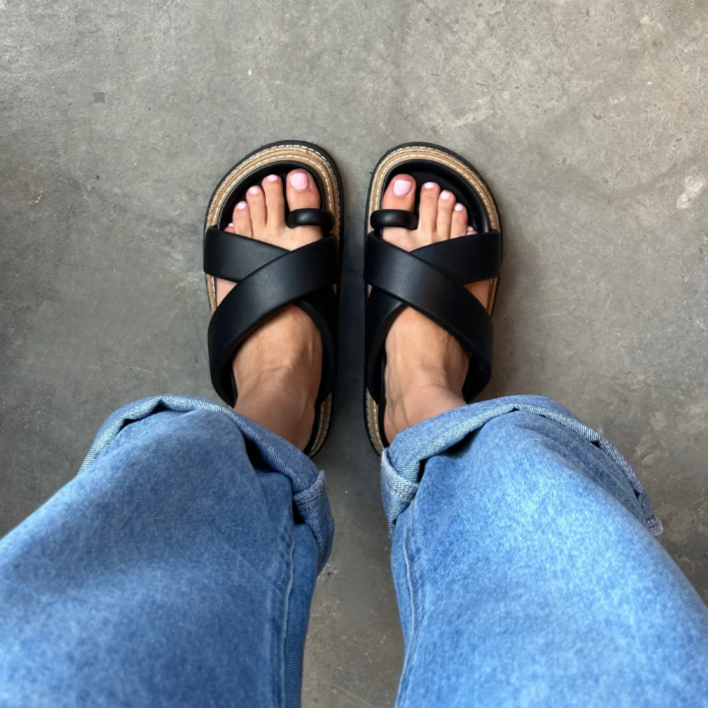 Parallel Culture Shoes and Fashion Online SLIDES VERALI THELMA SLIDE BLACK