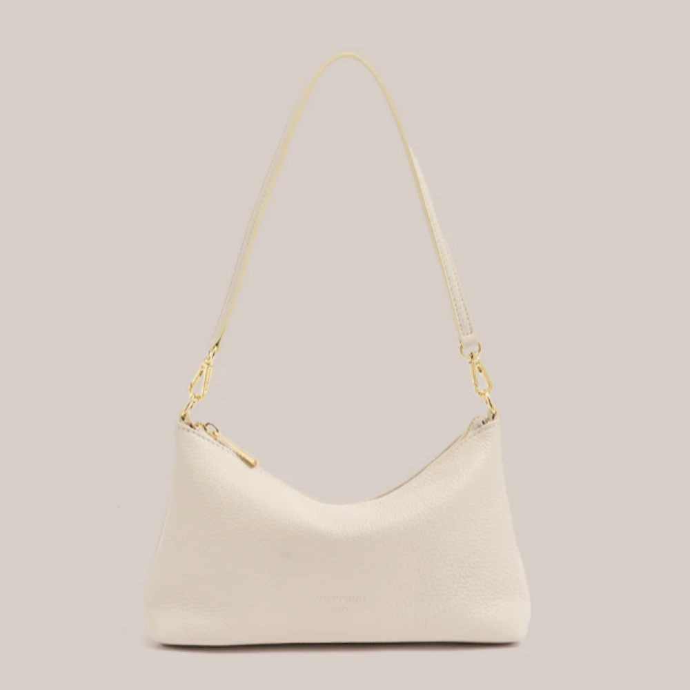Parallel Culture Shoes and Fashion Online HANDBAGS VESTIRSI ASHLEY LEATHER CROSSBODY BAG - IVORY