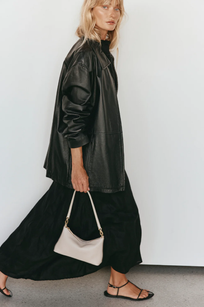 Parallel Culture Shoes and Fashion Online HANDBAGS VESTIRSI ASHLEY LEATHER CROSSBODY BAG - IVORY