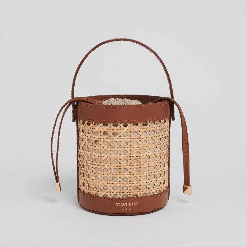 BRITTANY RATTAN BUCKET BAG Parallel Culture Australia