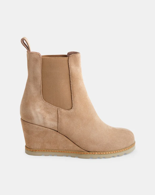 Parallel Culture Shoes and Fashion Online BOOTS WALNUT CALAIS SUEDE BOOT CAMEL SUEDE