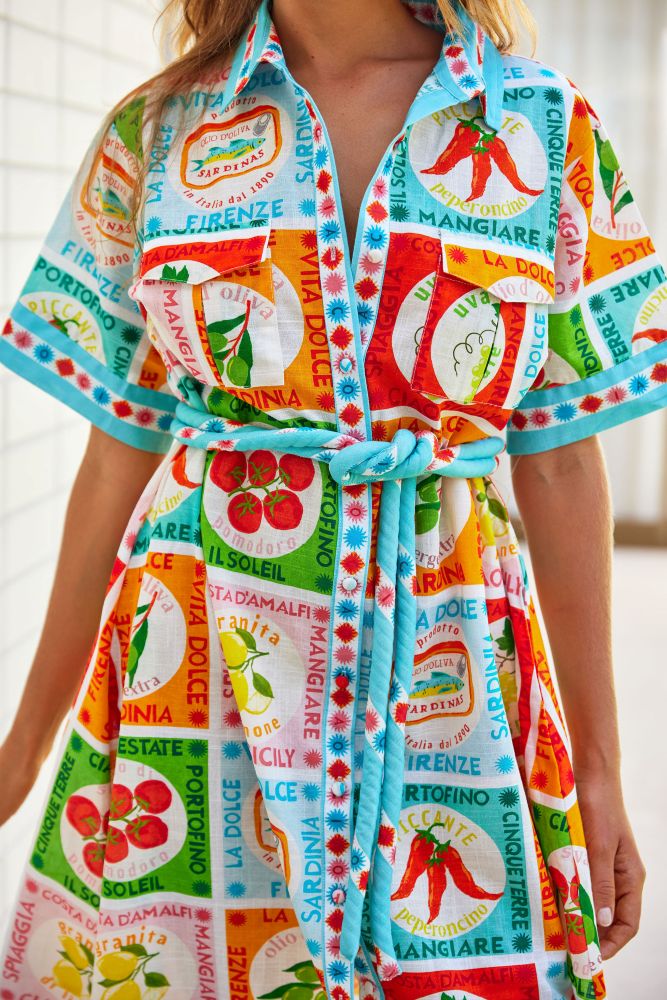 Parallel Culture Shoes and Fashion Online DRESSES WALNUT CANNES DRESS - CIAO SICILY