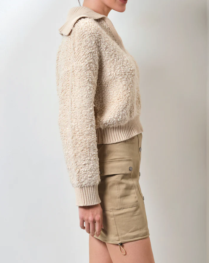 Parallel Culture Shoes and Fashion Online KNIT TOP WALNUT FJORD KNIT JUMPER