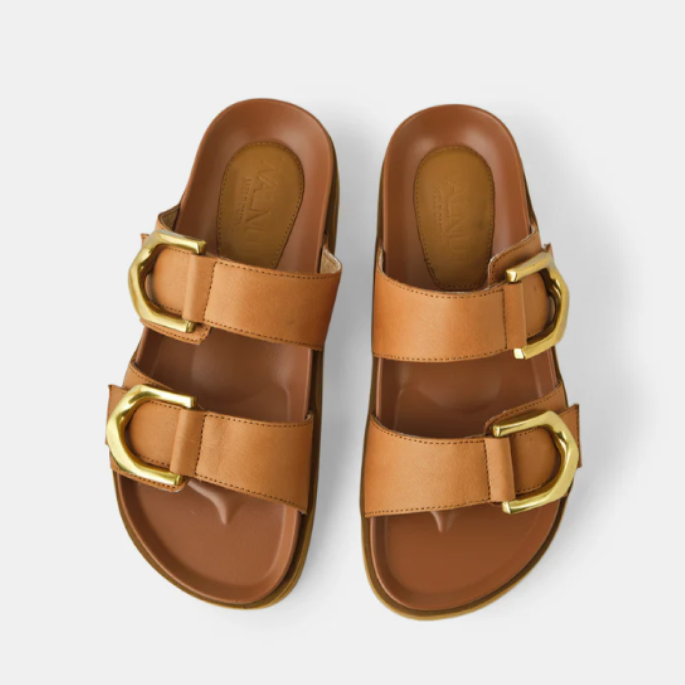 Parallel Culture Shoes and Fashion Online SLIDES WALNUT MINT SLIDE