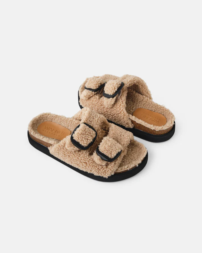 Parallel Culture Shoes and Fashion Online SLIDES WALNUT MOLLY SLIDE