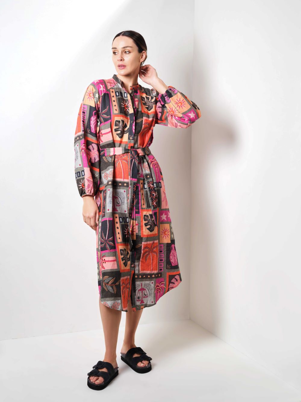 Parallel Culture Shoes and Fashion Online NEWYORKW24 WALNUT NEW YORK DRESS - TAROT