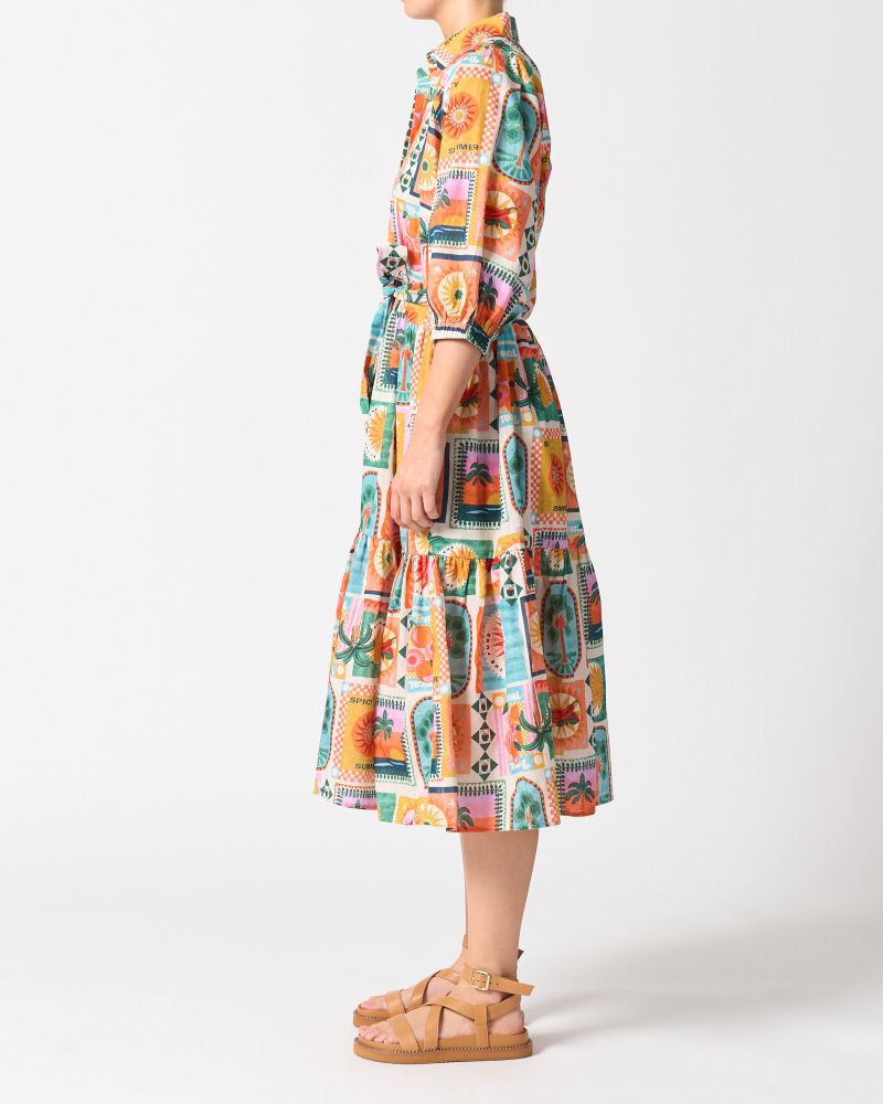 Parallel Culture Shoes and Fashion Online DRESSES WALNUT TUSCANY DRESS - SPICY SUMMER