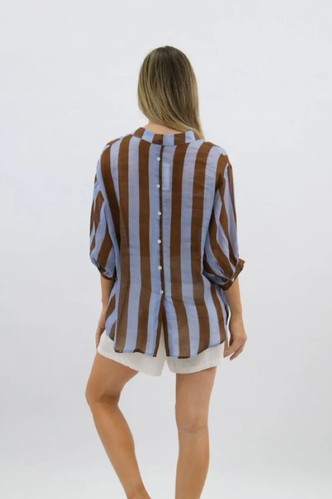 DOROTHY STRIPE LINEN SHIRT
