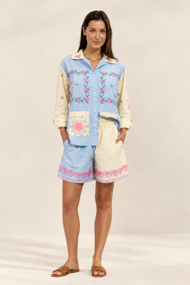 Parallel Culture Shoes and Fashion Online SHORTS ZODA FLORENCE EMBROIDERED SHORT
