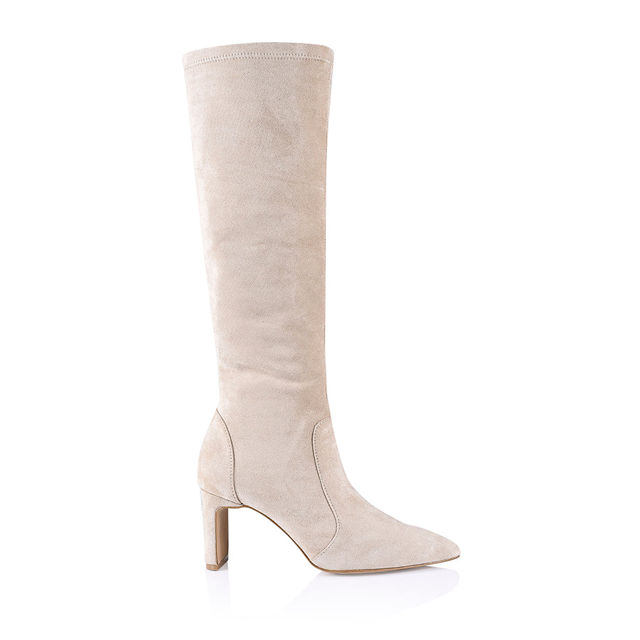 Parallel Culture Shoes and Fashion Online BOOTS SIREN BRADLEY LONG BOOT STONE MICROSUEDE