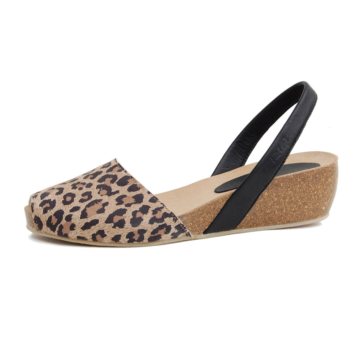 Parallel Culture Shoes and Fashion Online SHOES RIA MENORCA CARDONA CORK WEDGE LEOPARD