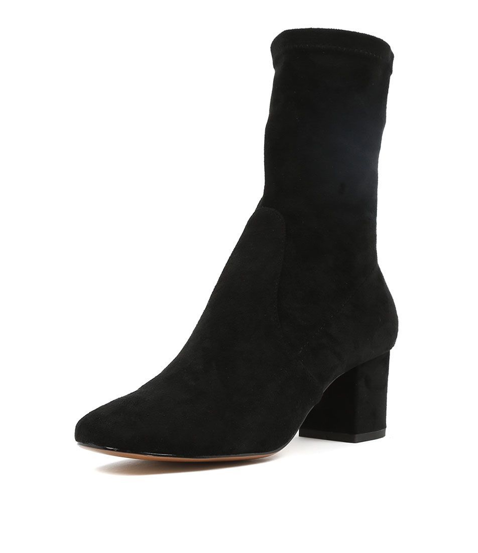 Parallel Culture Shoes and Fashion Online BOOTS MOLLINI CAREFUL BOOT BLACK MICROSUEDE