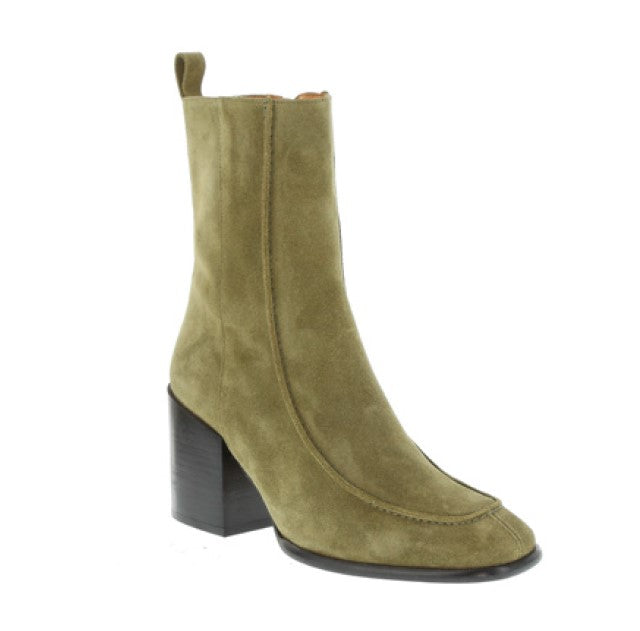 Green clearance suede boots