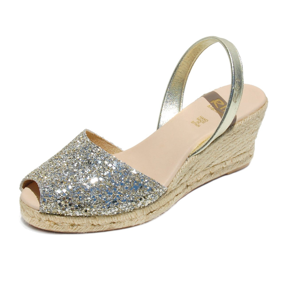 Parallel Culture Shoes and Fashion Online WEDGES RIA MENORCA LLUNA GLITTER WEDGE