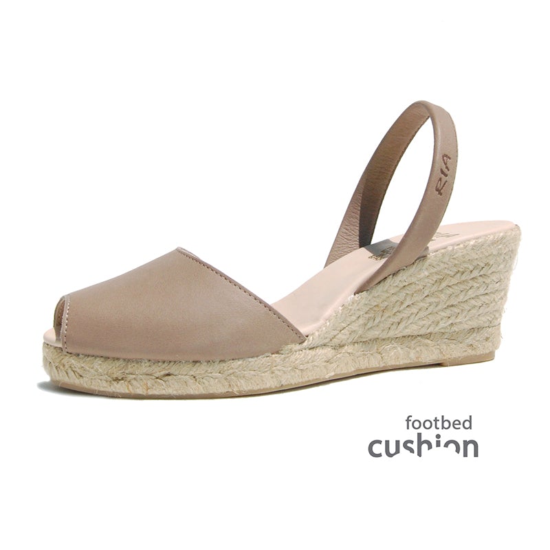Parallel Culture Shoes and Fashion Online SHOES RIA MENORCA FORO WEDGE TAUPE