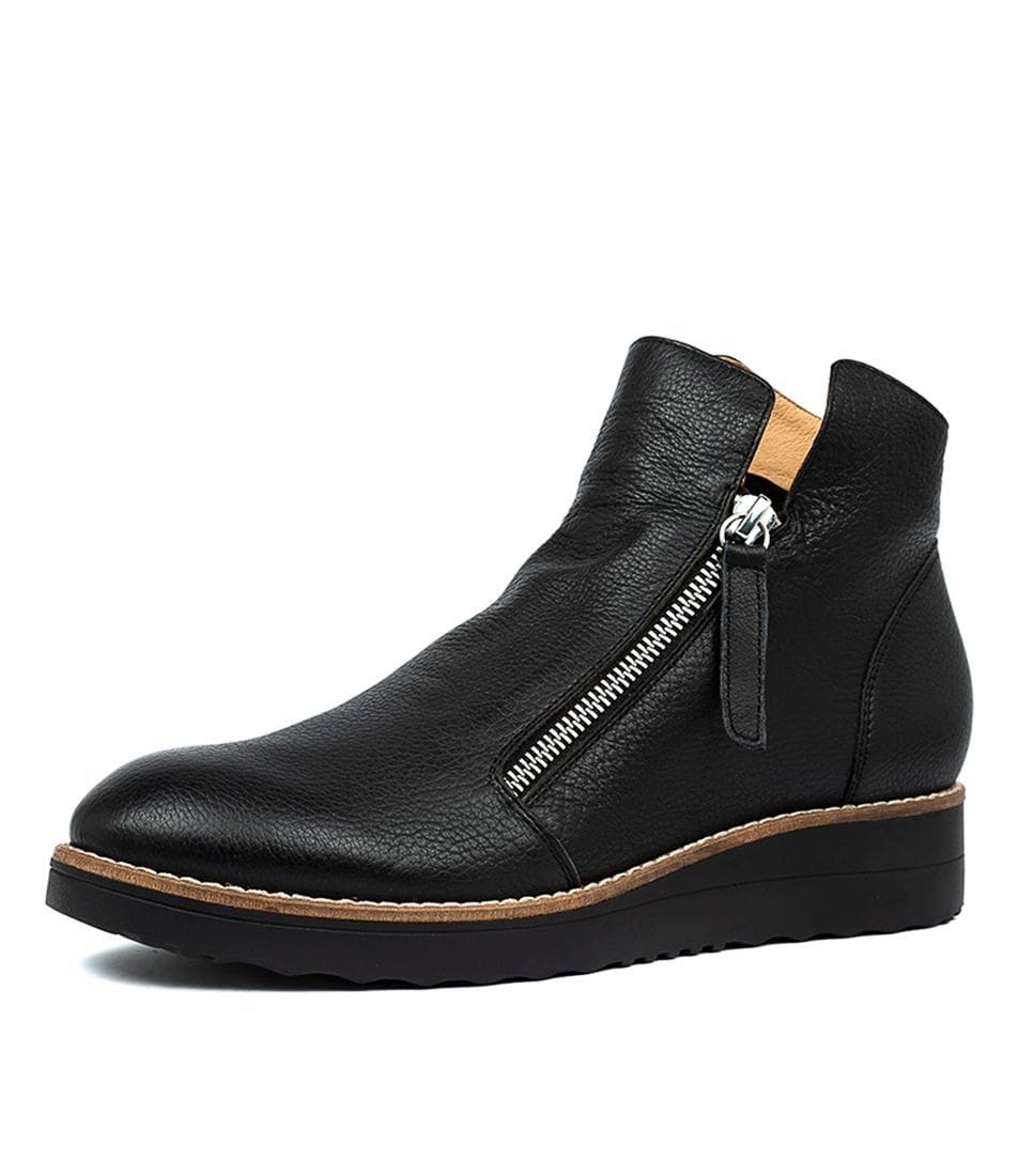 Parallel Culture Shoes and Fashion Online BOOTS TOP END OHMY ZIP ANKLE BOOT BLACK/BLACK