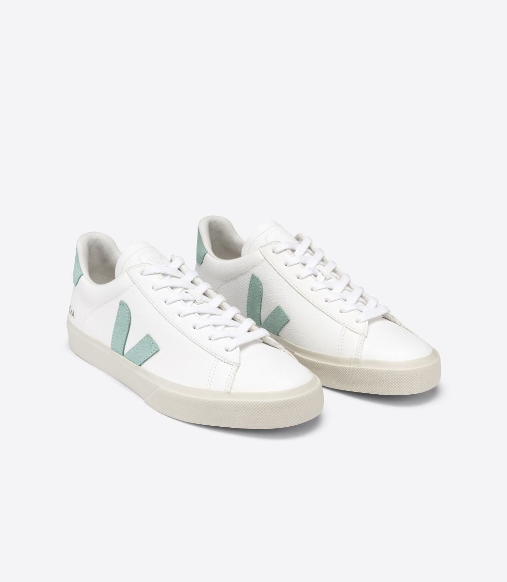 Parallel Culture Shoes and Fashion Online SNEAKERS VEJA CAMPO - EXTRA WHITE/MATCHA